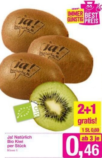 Sutterlüty Ja! Natürlich Bio Kiwi Angebot