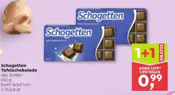 ADEG Schogetten Tafelschokolade Angebot