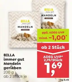 ADEG Billa immer gut mandeln gerieben Angebot