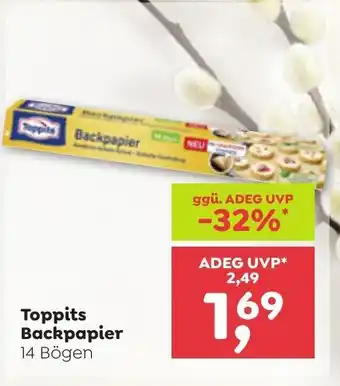 ADEG Toppits Backpapier Angebot