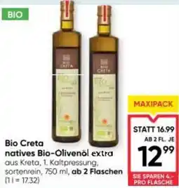 Maximarkt Bio creta natives bio-olivenöl extra aus kreta Angebot