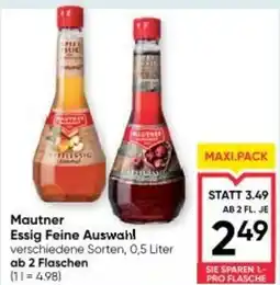 Maximarkt Mautner essig feine auswahl Angebot