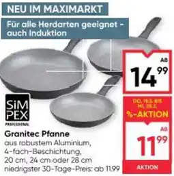 Maximarkt Granitec pfanne Angebot