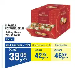 Metro Mirabell mozartkugeln Angebot