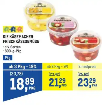 Metro Die käsemacher frischkäsegemüse Angebot