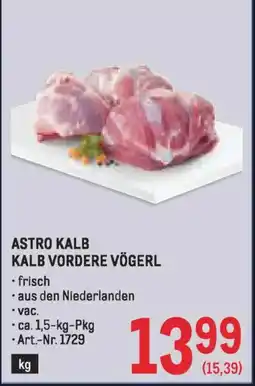Metro Astro kalb kalb vordere vögerl Angebot