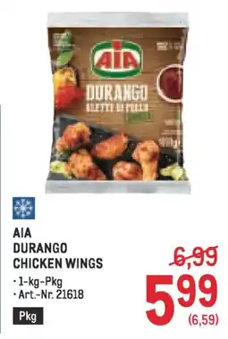 Metro Aia durango chicken wings Angebot