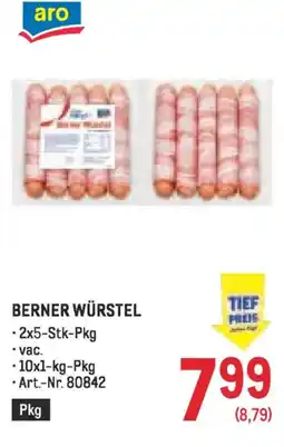 Metro Berner würstel Angebot