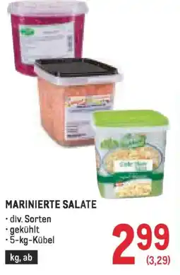 Metro Marinierte salate Angebot