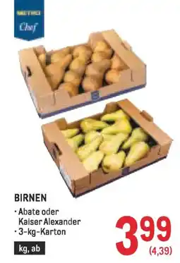 Metro Birnen Angebot