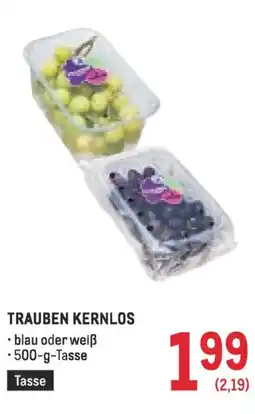 Metro Trauben kernlos Angebot