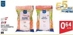 Metro Salat oder beilagenerdäpfel Angebot