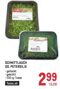 Metro Schnittlauch od. petersilie Angebot