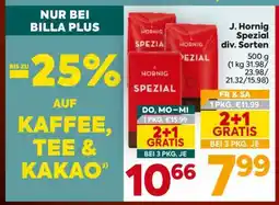 Billa J. Hornig Spezial div. Sorten Angebot