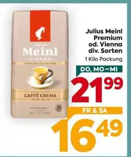 Billa Julius Meinl Premium od. Vienna div. Sorten Angebot