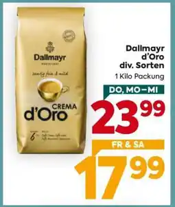 Billa Dallmayr d’Oro div. Sorten Angebot