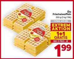Billa Ölz Frischeiwaffeln Angebot