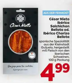Billa César Nieto Iberico Salchichon Bellota od. Iberico Chorizo Bellota Angebot