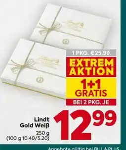 Billa Lindt Gold Weiß Angebot