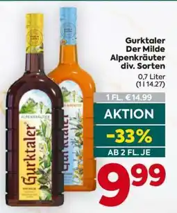 Billa Gurktaler der Milde Alpenkräuter div. Sorten Angebot