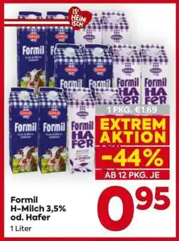 Billa Formil H-Milch 3,5% od. Hafer Angebot