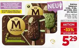 Billa Eskimo Magnum 3 Stk., 4 Stk. od. 6 Stk. Mini div. Sorten Angebot