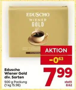 Billa Eduscho Wiener Gold div. Sorten Angebot