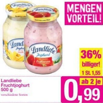 Sutterlüty Landliebe Fruchtjoghurt 500 g Angebot