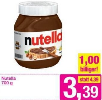 Sutterlüty Nutella 700g Angebot