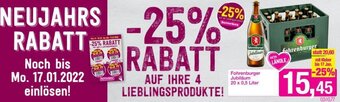 Sutterlüty Fohrenburger Jubiläum 20x0,5 Liter Angebot