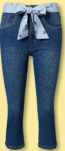 KiK Capri-Jeans mit Stoffgürtel Angebot