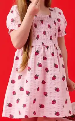 KiK Kleid mit Erdbeeren Angebot
