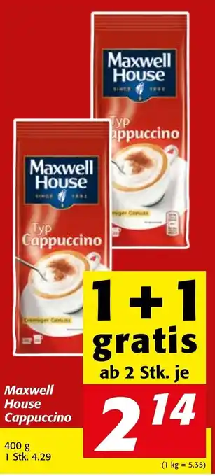 Maxwell House Cappuccino