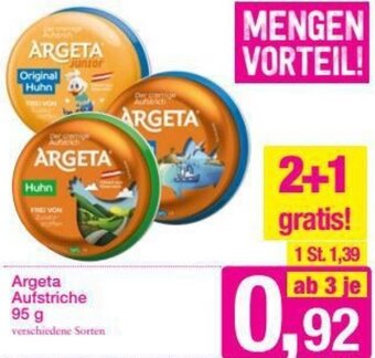 Sutterlüty Argeta Aufstriche 95 g Angebot