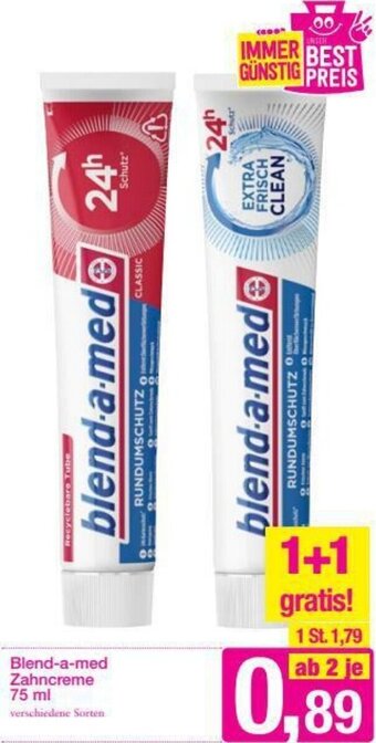 Sutterlüty Blend-A-Med Zahncreme 75ml Angebot
