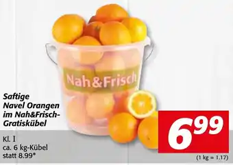 Strasser Markt Saftige Navel Orangen im Nah&Frisch-Gratiskubel Angebot