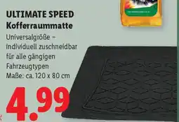 Lidl ULTIMATE SPEED Kofferraummatte Angebot