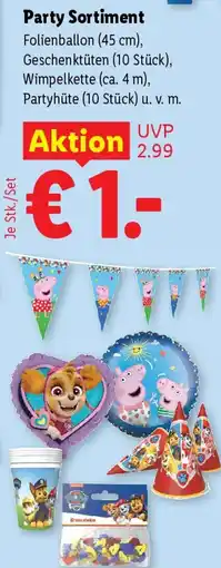 Lidl Party Sortiment Angebot