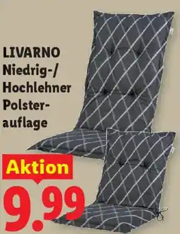Lidl LIVARNO Niedrig-/ Hochlehner Polster- auflage Angebot