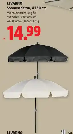 Lidl LIVARNO Sonnenschirm Angebot