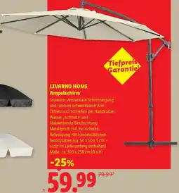 Lidl LIVARNO HOME Ampelschirm Angebot