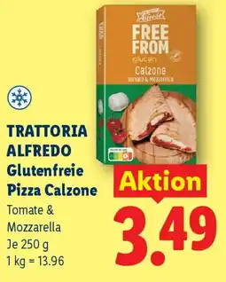 Lidl TRATTORIA ALFREDO Glutenfreie Pizza Calzone Angebot