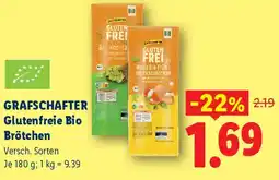 Lidl GRAFSCHAFTER Glutenfreie Bio Brötchen Angebot