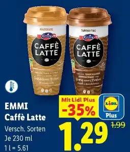 Lidl EMMI Caffè Latte Angebot