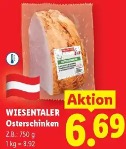 Lidl WIESENTALER Osterschinken Angebot