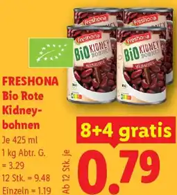 Lidl FRESHONA Bio Rote Kidney- bohnen Angebot