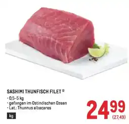 Metro Sashimi thunfisch filet Angebot