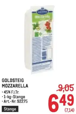 Metro Goldsteig mozzarella Angebot