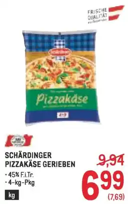 Metro Schärdinger pizzakäse gerieben Angebot