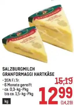 Metro Salzburgmilch granformaggi hartkäse Angebot